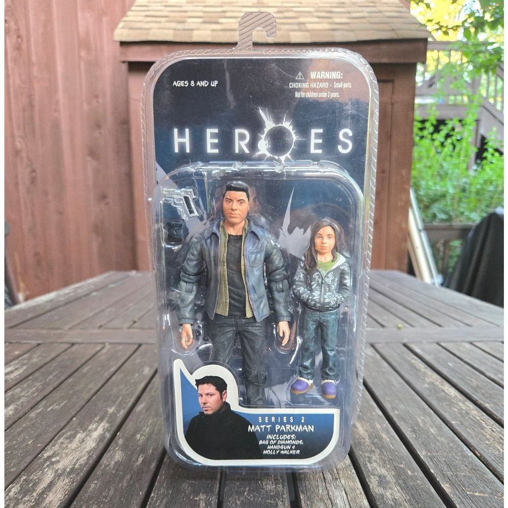 Vintage Mezco NBC Heroes Series 2 Matt Parkman & Molly Sealed Action Figure